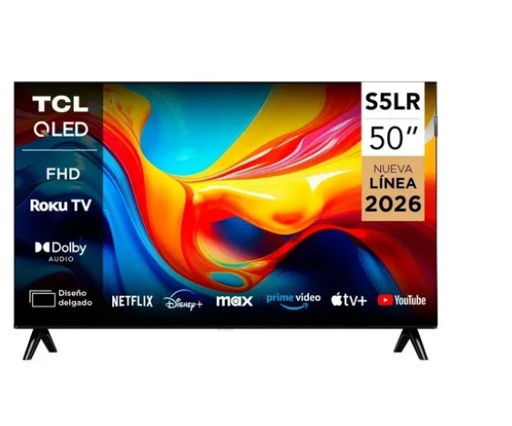 Smart Tv Tcl Roku Tv 50 Qled Fhd 50s5lr