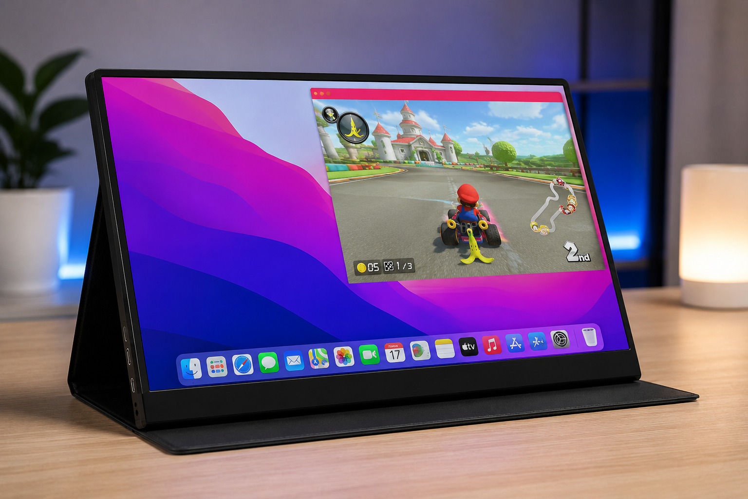 Monitor Portátil 15,6 Pulgadas Con Usb C Full Hd Altavoces - Imagen 3