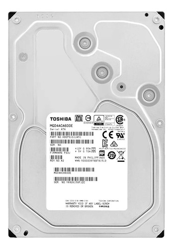 Disco Duro Toshiba Mg04aca600e 6tb Sata 3.5 7200rpm - Imagen 3
