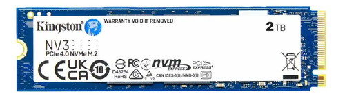 Ssd M.2 2TB Kingston NV3 Nvme 4.0