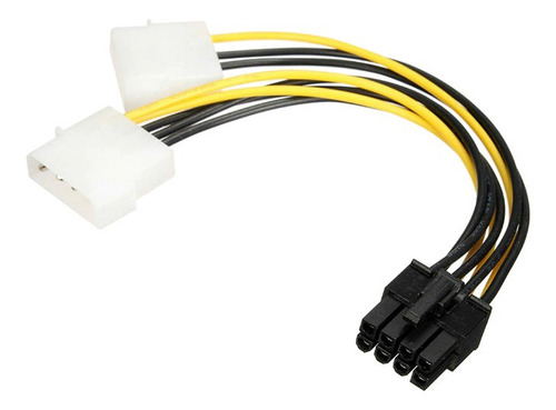 Cable De Alimentación Pci-e 8 A Dual 4 Pin Marca Genérica - Imagen 3