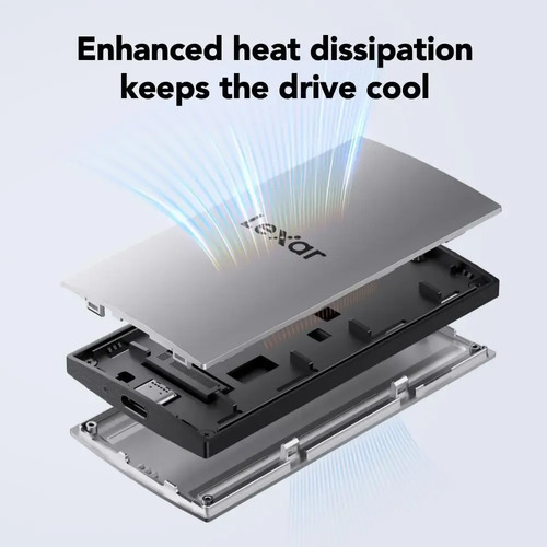 Cofre Ssd M.2 Lexar Usb 3.2 Gen 2 Nvme, Hasta 10gbps - Imagen 3