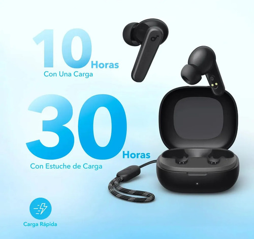 Audífonos Bluetooth Anker Soundcore P20i Negros, 30 H, IPX5 Color Negro - Imagen 4