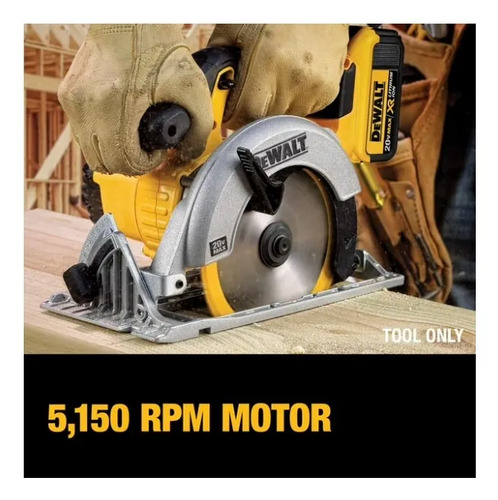 Sierra Circular Dewalt 20 V Max Dcs391b, 460 W - Imagen 3
