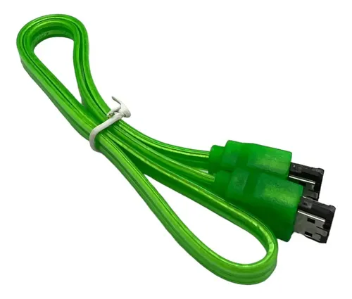 Cable Esata A Esata 50cm Transferencia De Datos Alta Velocid Color Verde - Imagen 3