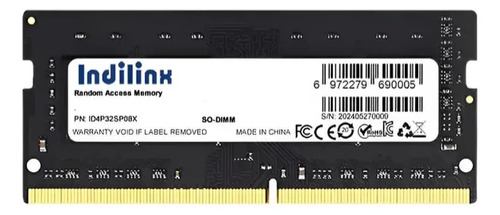 Memoria Ram 8gb Ddr4 2666 Mhz Sodimm Indilinx