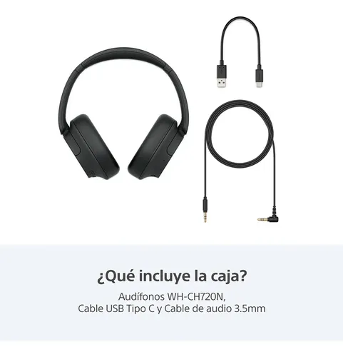Audífonos Inalámbricos Con Noise Cancelling Sony WH-CH720N Negro - Imagen 5