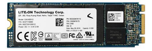 Disco Ssd M.2 Sata Iii 256gb 2280 Oem Lite-on Cv8-8e256