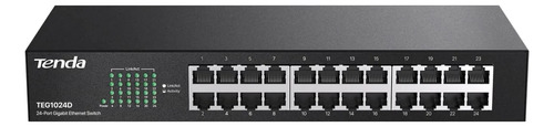 Switch Gigabit Tenda Teg1024d De 24 Puertos Para Montaje