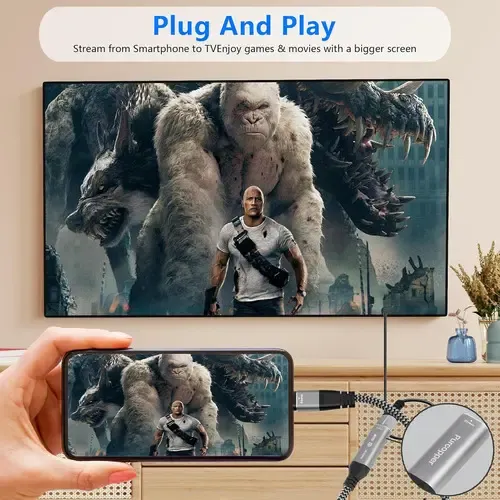 Adaptador Usb-c A Mini Displayport 4k 60hz - Imagen 3