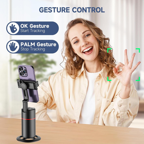 Trípode De Seguimiento Facial Automático Con Control Remoto - Imagen 3