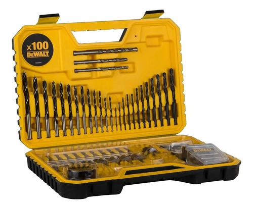 Set Dewalt 100 Piezas Para Taladrar Y Atornillar DT71563-QZ