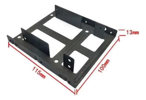 Soporte Adaptador Disco Ssd 2.5 A 3.5 Gabinete 2 Bahia - Imagen 2