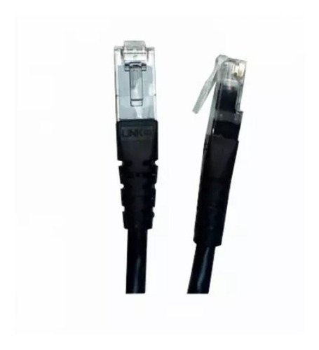 Patch Cord Inyectadomultifilar Linkmade 2MT CAT6 U/utp Negro Lsoh