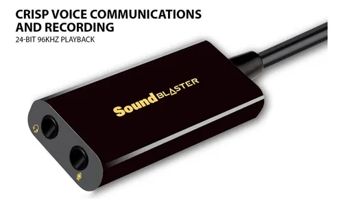 Tarjeta De Sonido Usb Sound Blaster Externa 24-bit 96khz - Imagen 3