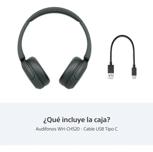 Audífonos Inalámbricos Sony WH-CH520 Negro - Imagen 2