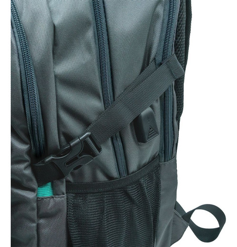 Mochila Mercedes-benz Highway Gris Diseño Premium Usb - Imagen 2