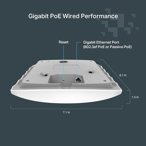 Punto De Acceso Ac1350 Tp-link F52, Doble Banda, Mu-mimo Poe - Imagen 4