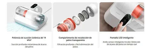 Aspiradora Xiaomi Aspiradora Para Ácaros Del Polvo 400w - Imagen 3