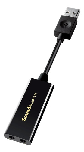 Tarjeta De Sonido Usb Sound Blaster Externa 24-bit 96khz