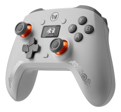 Control Gamer Lcd Bluetooth 2.4g Pc Switch Android Ios Gris