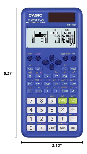 Calculadora Científica Casio Fx-300ES Plus-bu 2 Edición Azul - Imagen 2