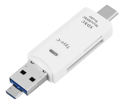 Adaptador 3 En 1 Lector De Tarjetas Sd Y Micro Sd 3.0 Usb +Type-c Otg - Imagen 6