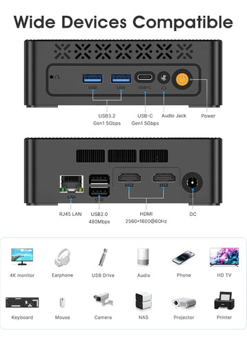 Mini Pc Origimagic Intel Core I3-5005u 8gb 512gb Ssd - Imagen 2