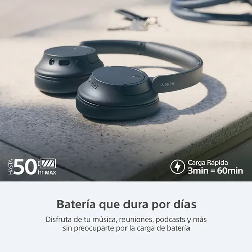 Audífonos Inalámbricos Con Noise Cancelling Sony WH-CH720N Negro - Imagen 6