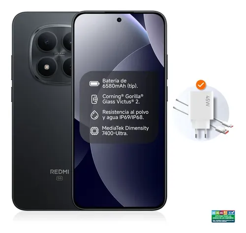 Xiaomi Redmi Note 15 Pro+ 5G 8Gb Ram 256Gb Rom Color Negro