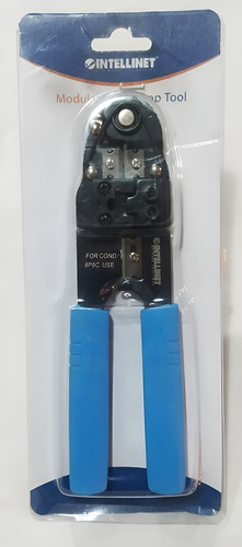 Pinza Crimpeadora Rj 45 Corta Pela Crimpea Intellinet