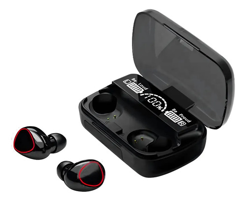 Audífonos Inalámbricos Bluetooth V5.1 M10 Powerbank 2000 Color Negro - Imagen 2