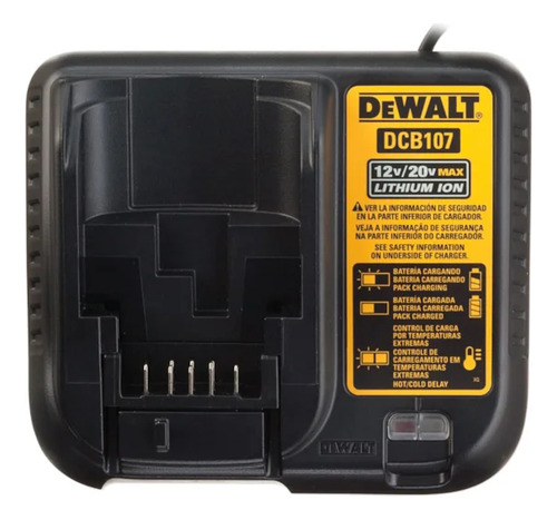 Cargador De Bateria Dewalt 12/20v DCB107 220v