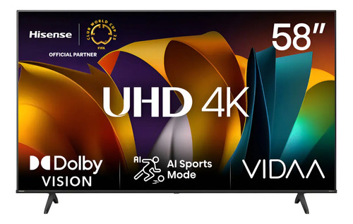 Smart Tv 58a6n Uhd 4k 58 Pulgadas Hisense