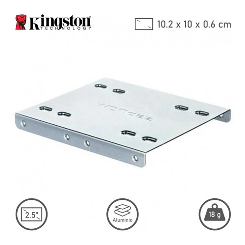 Bahia Adaptador Para Disco Duro Ssd De 3.5 A 2.5 - Kingston - Imagen 3