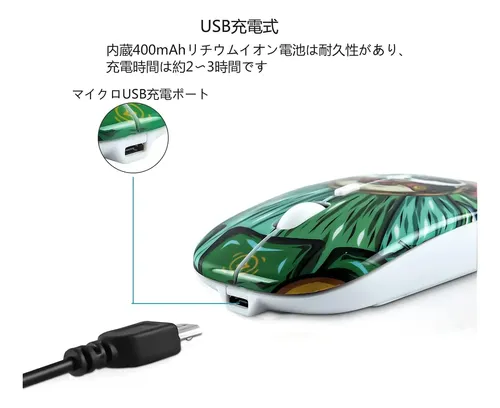 Mouse Inalámbrico Otaku Cheesy Munch Recargable Y Silencioso - Imagen 4