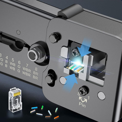 Conectores Rj45 Cat6 100 Unidades Utp Sólido O Trenzado - Imagen 5
