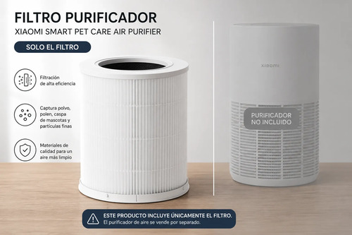 Filtro Purificador Xiaomi Smart Pet Care Air Purifier - Imagen 5