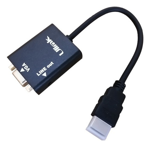 Adaptador Ulink Hdmi A Vga + Salida De Audio - Imagen 2