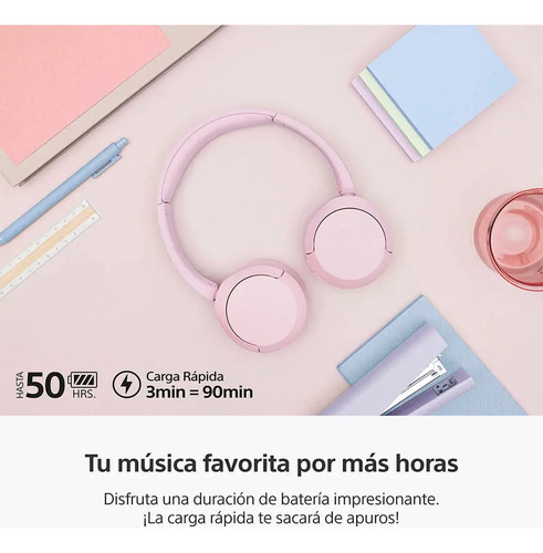 Audífonos Inalámbricos Sony WH-CH520 Rosado - Imagen 4