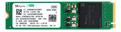 Disco Ssd Sk Hynix Bc501 256gb M.2 Nvme Pcie 2280 Oem