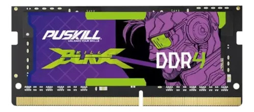 Memoria Ram Puskill Ddr4 16gb 3200mhz Pc4 25600s Para Notebook
