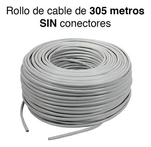 Cable Utp Red Cat-5e Indoor Ulink Caja De 305 Metros 24 Awg - Imagen 4