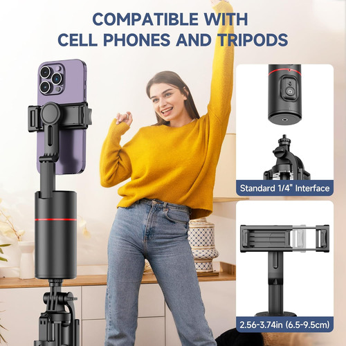 Trípode De Seguimiento Facial Automático Con Control Remoto - Imagen 5