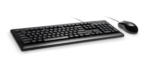 Combo Teclado/mouse Alámbrico For Life Color Del Teclado Negro