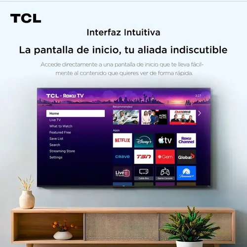 Smart Tv Tcl Roku Tv 50 Qled Fhd 50s5lr - Imagen 5