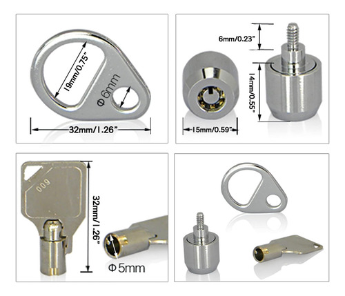 Cerradura De Seguridad Antirrobo Interno Para Pc Torre - Imagen 4