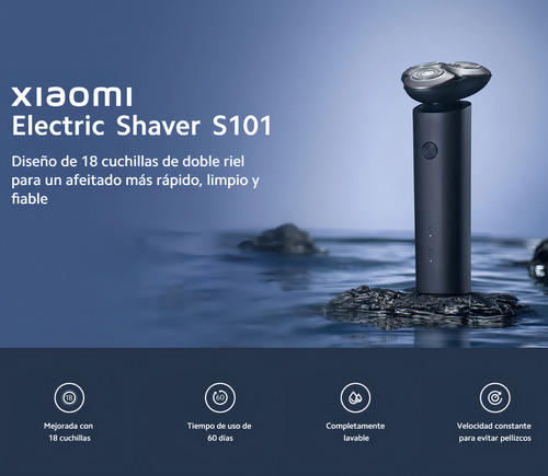 Xiaomi Electric Shaver S101 Azul - Imagen 4