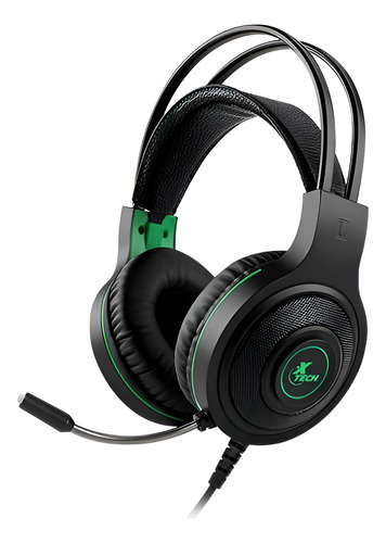 Audífono Gamer Led Vol/mic Comp Consolas Xtech Xth-560 Negro