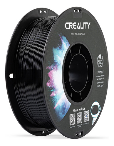 Filamento Oficial De Impresora 3d Creality Petg De 1,75 Mm Negro - Imagen 3